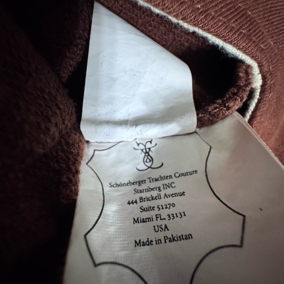 Schöneberger Trachten Couture Lederhosen Baby Overall - Picture 4 of 6